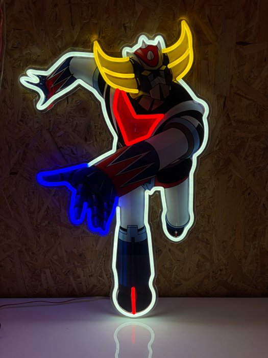 Œuvre Pop Art « Goldorak » exposée au gîte-galerie Cit'Art à Namur