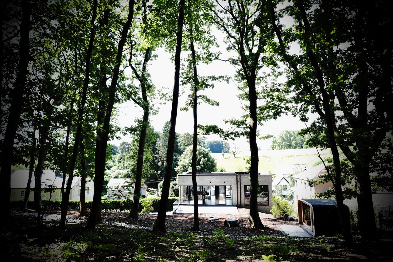 La maison d'architecte nichée dans les bois de la Citadelle de Namur